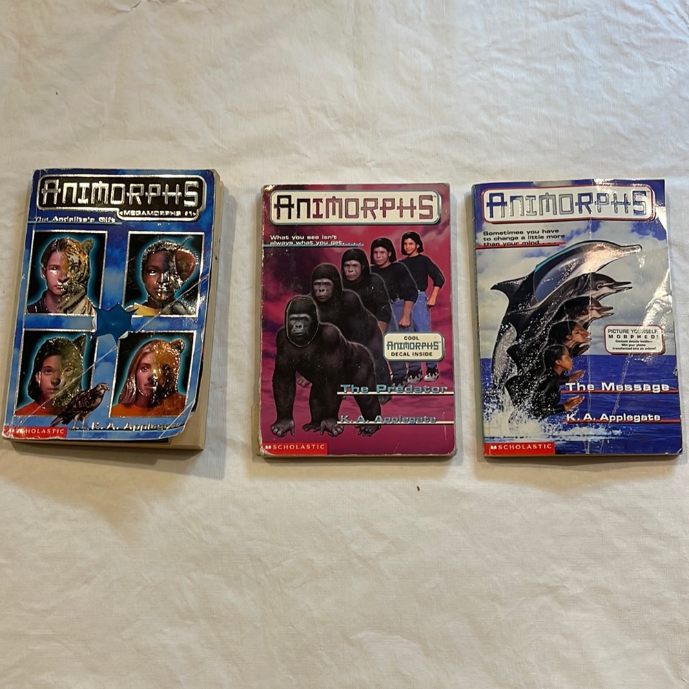 Animorphs books lot of 3 by Scholastic
